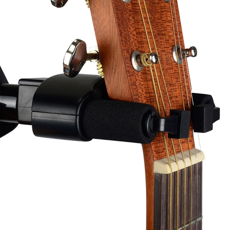 Plastic Instrument Wall Hanger Secure Guitar Violin Holder Easy Installation Space Efficient Organizer Plastic Texture