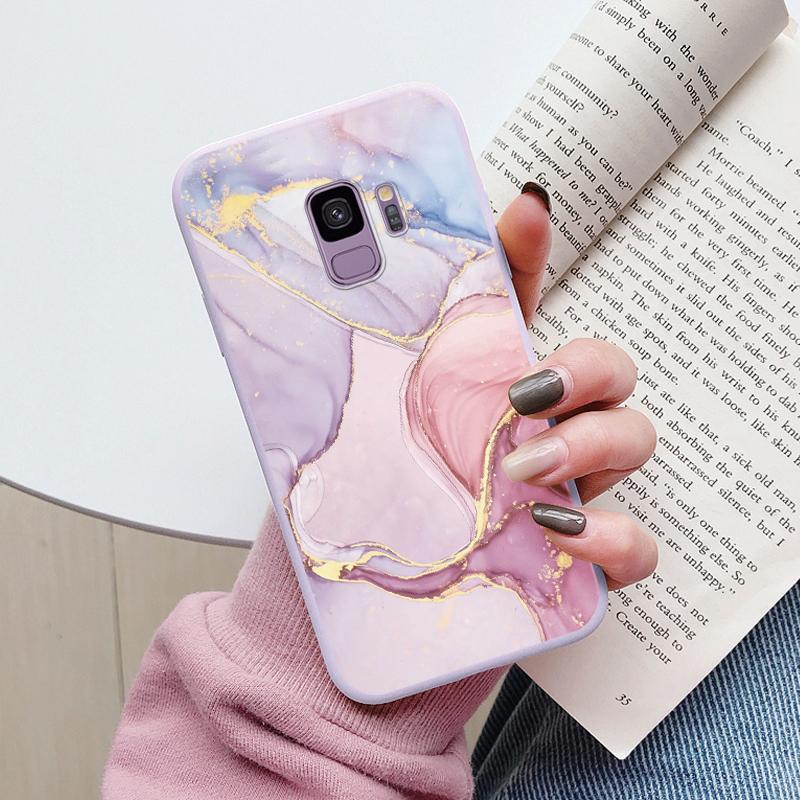 Color Luxury Marble Case For Samsung Galaxy S9 S 9 Plus Fundas Soft Silicone Protection Back Cover For Samsung S9 Shockproof Bag