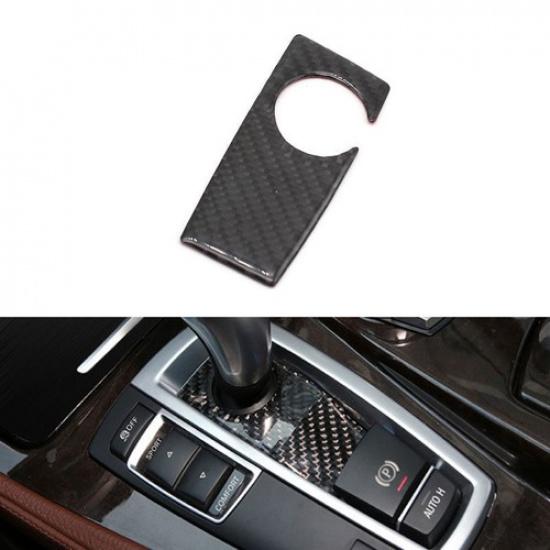 Carbon Fiber Gear Shift Panel Frame Base Cover Trim For BMW 5 Series F10 F25 F26