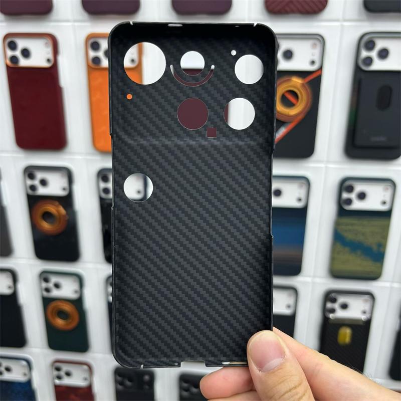 Funda para Nothing Phone 3 1500D Fibra de Aramida Kevlar Cubierta Ligera Disipación de Calor Protección Elevada de Cámara Carcasa de Negocios