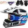 Equipped With 100% Goggles + Gloves Mask Off-road Helmet Mountain Biking Downhill Youth Go-kart