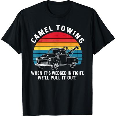 Camel Towing White Trash Party Attire Hillbilly Costume T-Shirt