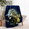 The Nightmare Before Christmas Theme Printed Blanket - Perfect for Couch, Bed, Travel & Outdoor Use | Machine Washable, Cozy & Durable.
