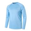 Mens Long Sleeve Fishing Shirt UPF Sun Protection Quick Dry Lightweight Breathable Clothing Outdoor Angling