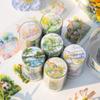 1/60mm*2m Spring garden PET tape decorative landscaping die-cut hand ledger material pasting Aesthetic sticker tag
