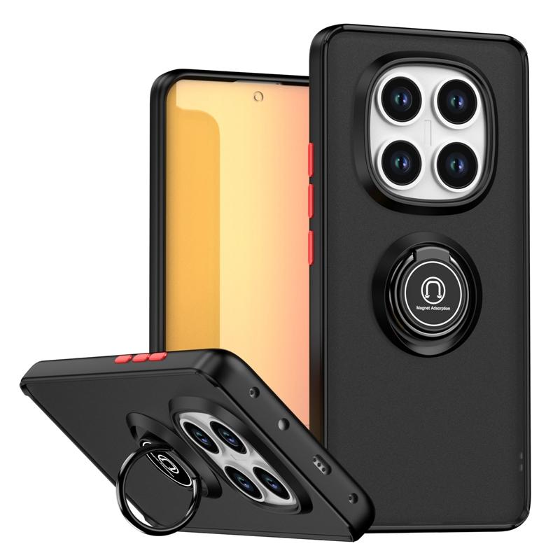 Armor Matt Hülle Für Xiaomi 15 Ultra Redmi Note 14 Pro 5G 14C Auto Magnetischer Ring Halter Abdeckung Für Redmi Note 14 Pro Plus Funda