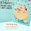 Handmade Greeting Card Elegant Birthday Card Dog Themed Blank Card Suitable For Festives Event And Parties