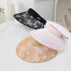 Plain Top Sun-Protection Hat For Women, Versatile Summer Casual Wide-Brim Sunshade Hat, Face-Hugging Small Outdoor Sun Hat