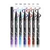6 Colors Set Glitter & Shimmer Eyeliner Stick Pack - Long-Wearing Blue Tone Eyeliner Pencil with Smooth Application - Versatile