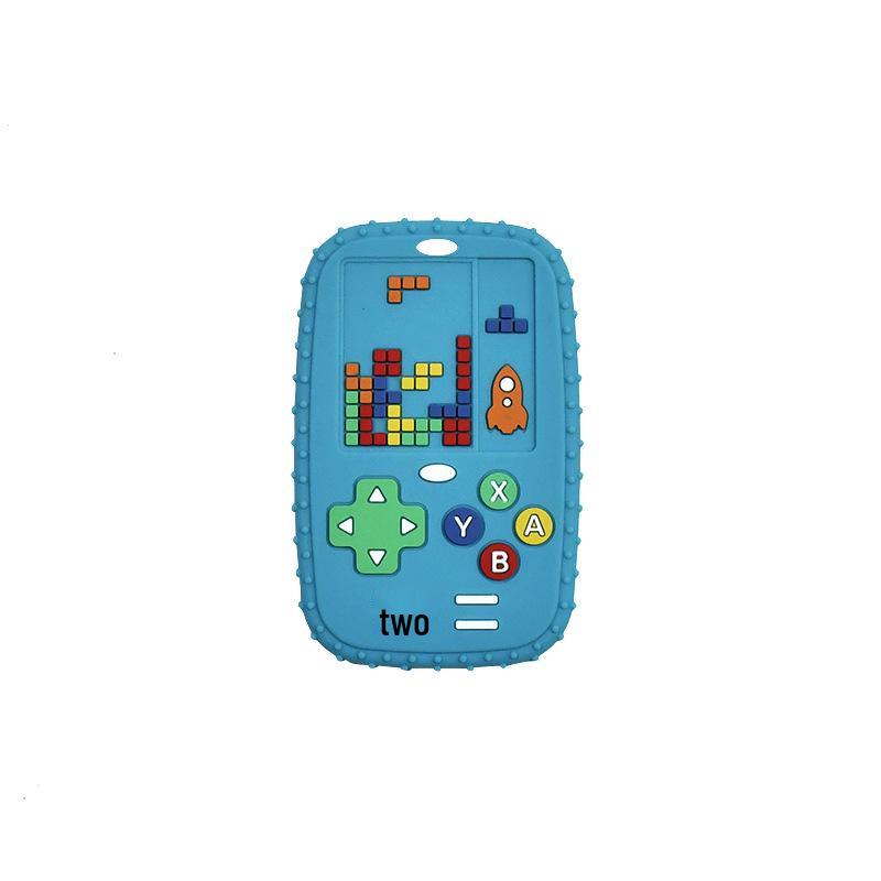 Soft Silicone Teether Toy for Newborns - Soothing and Simulative Bite Set