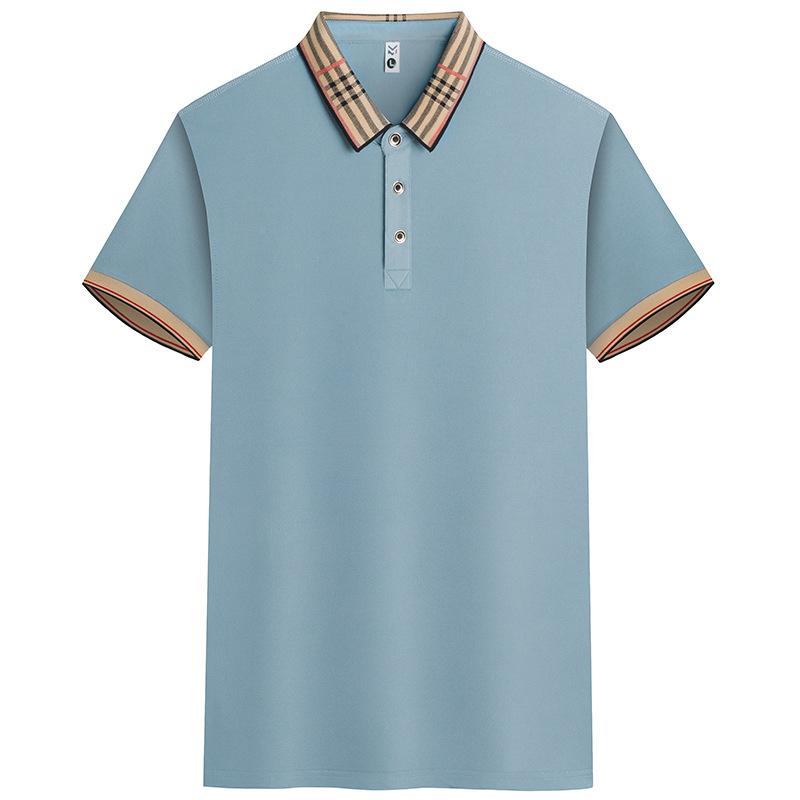 Summer Men's Short-sleeved Polo Shirt Business Casual Light Luxury Lapel T-shirt Breathable Casual Versatile Top