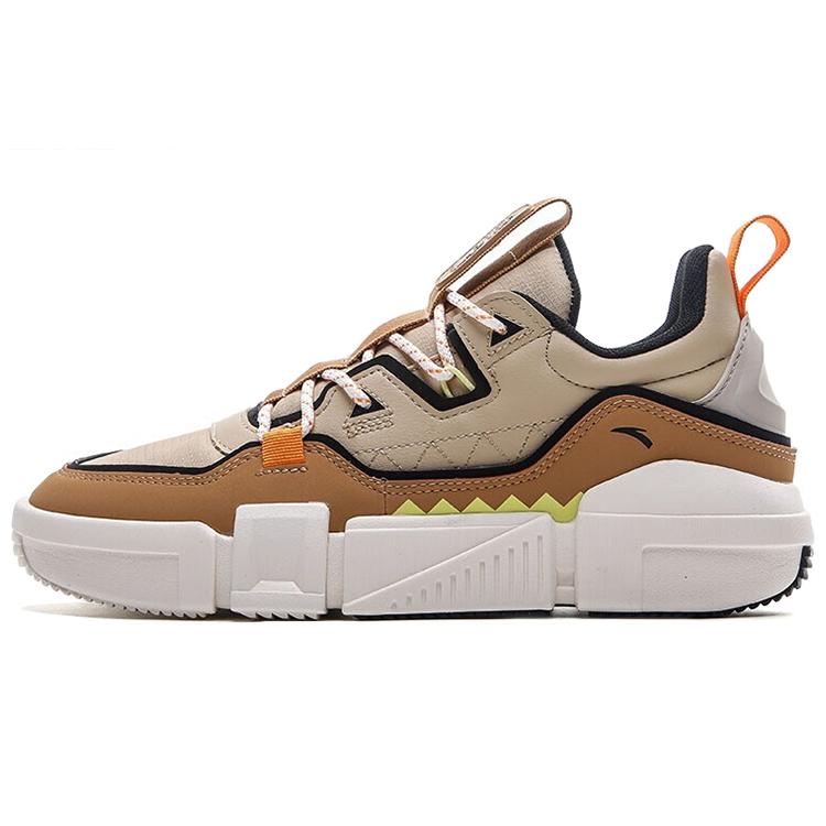 

New Anta Life Collection Coverage Anti Slip And Wear Resistant Breathable Low Top Skateboard Shoes Men s Brown Black White 112048043-3 39
