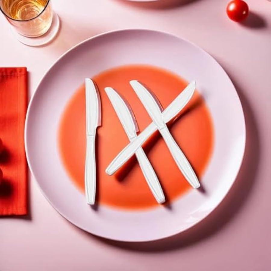 

Bluesky Trading Heavy Weight Clear Plastic Knives 50 Count Ideal for Parties and Everyday Use United States