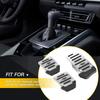 3x Silver Car Universal Non-Slip Manual Transmission Brake Foot Pedal Pad Cover