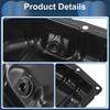 UXCELL 1 Pc No.2151023700 Engine Oil Pan for Hyundai Elantra 2007-2012 Iron Black