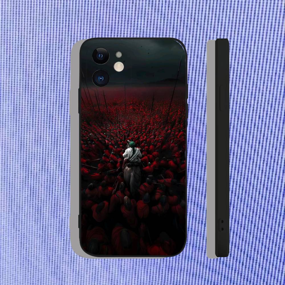 

Islamic Hz Ali Phone Case For iPhone 17,16,15,14,13,12,11,Pro,Max,Plus,Air,X,XS,XR,SE,8,7,Mini,Soft Black Funda iPhone15