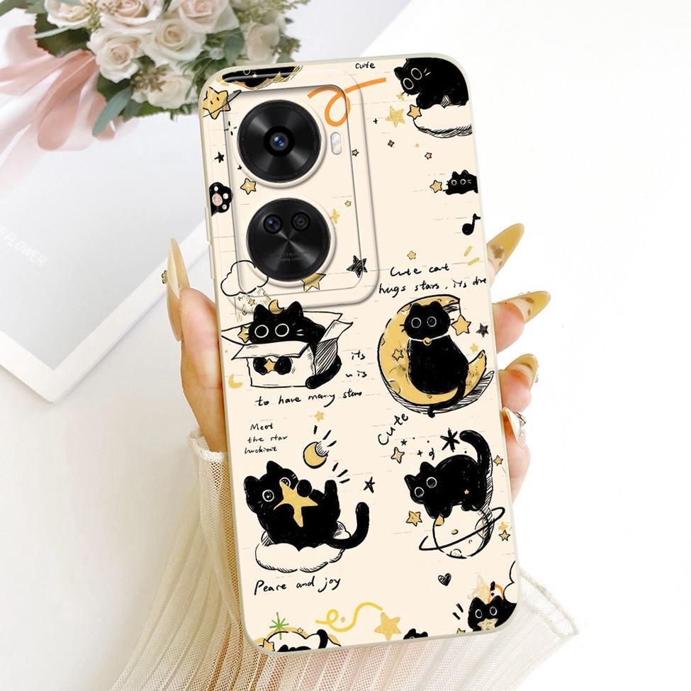 For Huawei Nova 12 SE BNE-LX1 Casing For Huawei Nova 11 SE BON-AL00 Cover Fashion Cartoon Cute Funny Painted Silicone Phone Case