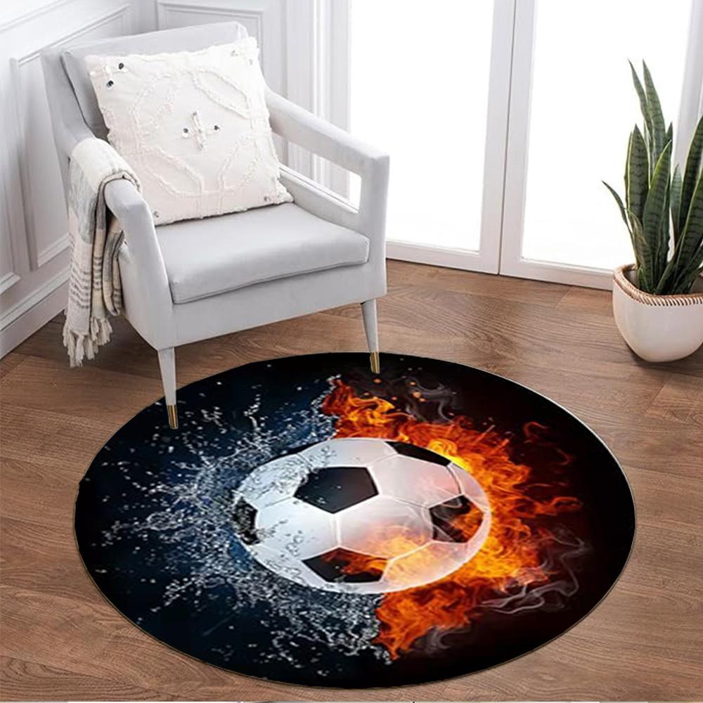 1 stuks Voetbal vloerkleed huis tapijt antislip ontwerp voor kantoor decoratie cadeau woonkamer slaapkamer