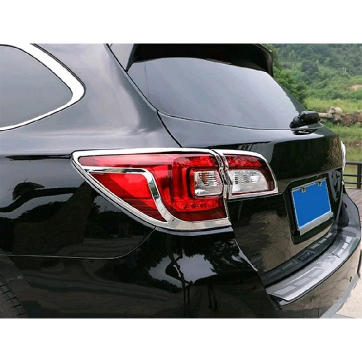 Abaiwai Stylizacja Samochodu Dla Subaru Outback 2014 2015 2016 2017 ABS Chromowana Osłona Tylnego Światła Tylnego Lampy Listwy Nakładka Akcesoria Listwa