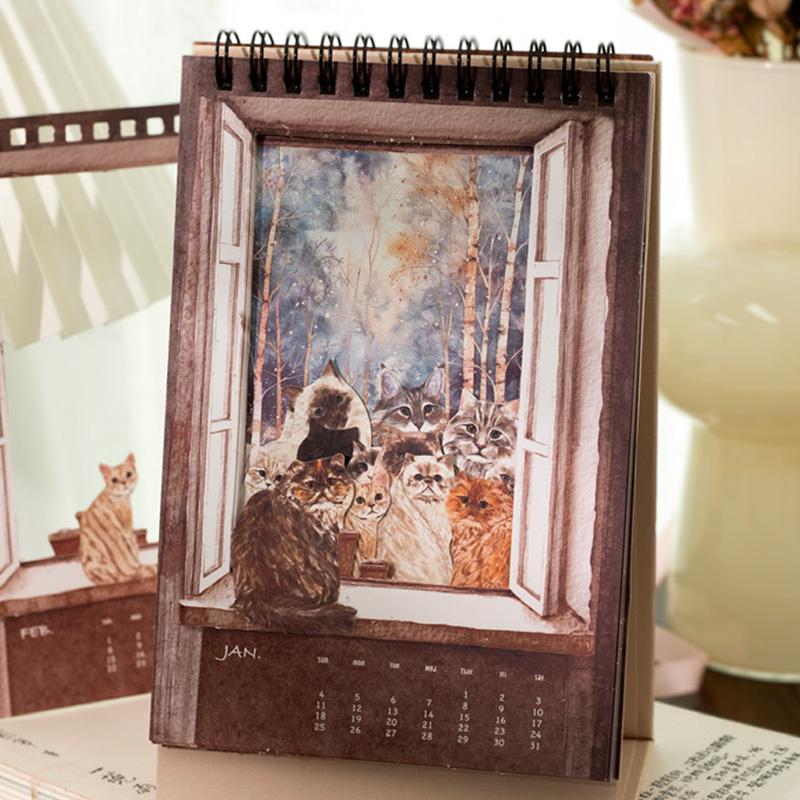 Companion Series 2026 Openwork Desk Calendar Creative Desktop Decor Multi-Functional Schedule Planner Minimalist Home Decor Gift