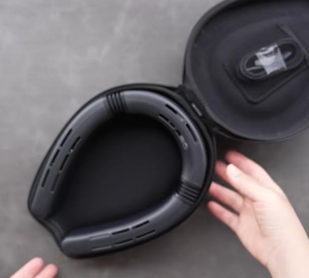 TORRAS COOLIFY Cyber Fold Neck Cooler with 3 Peltier Cooling Plates New AI Automatic APP Heat Outdoor Black (2026 Model), 360° Airflow, Cooling,