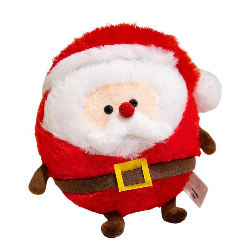 Children's Plush Santa and Snowman Christmas Dolls Gift