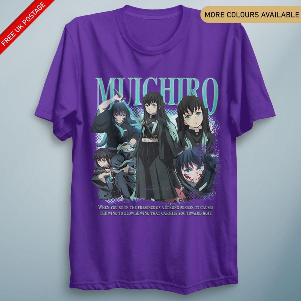 Vintage Mist Breathing TShirt Retro Anime Inspired Graphic Tee Unisex Unisexga