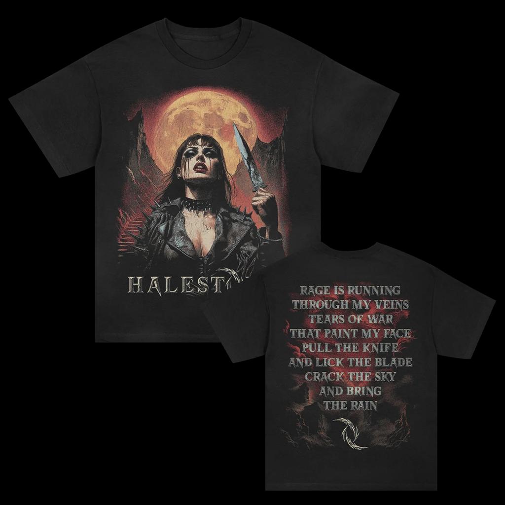 Halestorm The Neverest Tour 2025 Date T-shirt Unisexe et Femme Toutes Tailles S4XL Cadeau Fan Mode Décontractée Quotidien