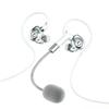 Kabelgebundenes Gaming-Headset mit Doppelstecker, In-Ear-Design und Mikrofon