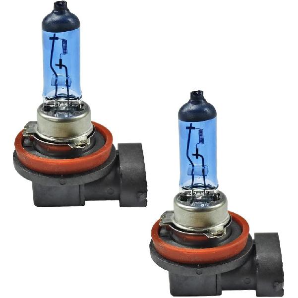 2PCS H11 Car Halogen Bulbs, 12V 55W White Bright High/Low Beam Automotive Fog Light Xenon Bulbs, Universal Plug And Play Headlight Halogen Capsule