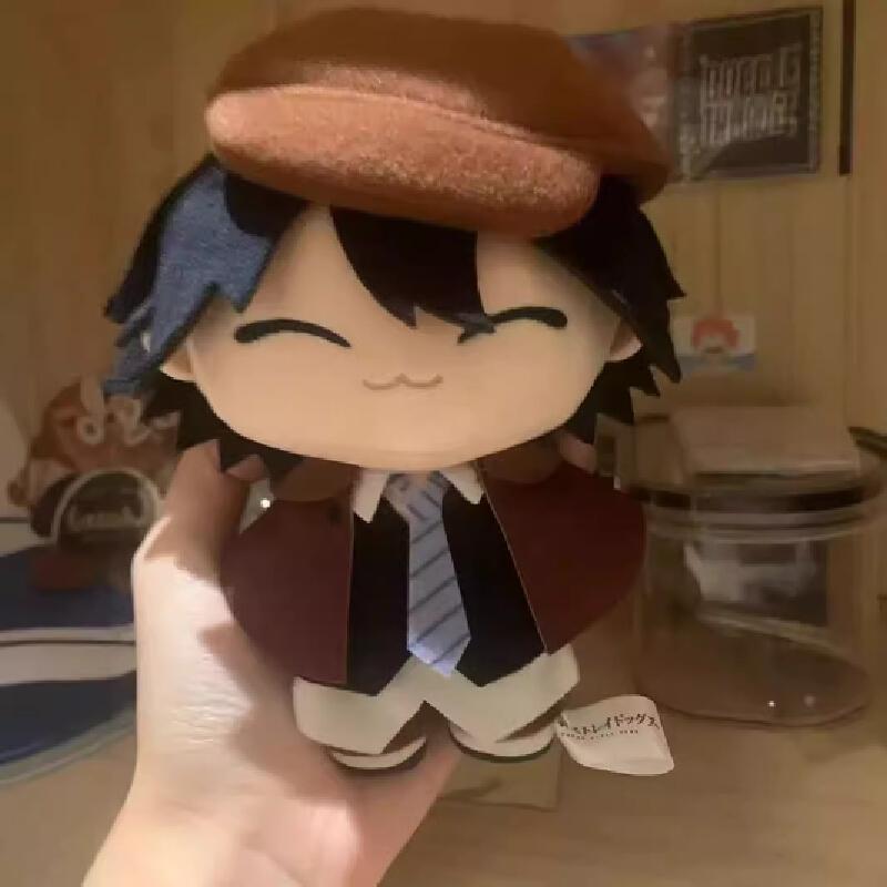 Dazai Osamu Plüschfigur Nakahara Chuuya Figur Fyodor Dostoevsky Edogawa Rampo Plüschpuppe Weicher Schlüsselanhänger Kissen Niedliches BSD Anime Geschenk Spielzeug