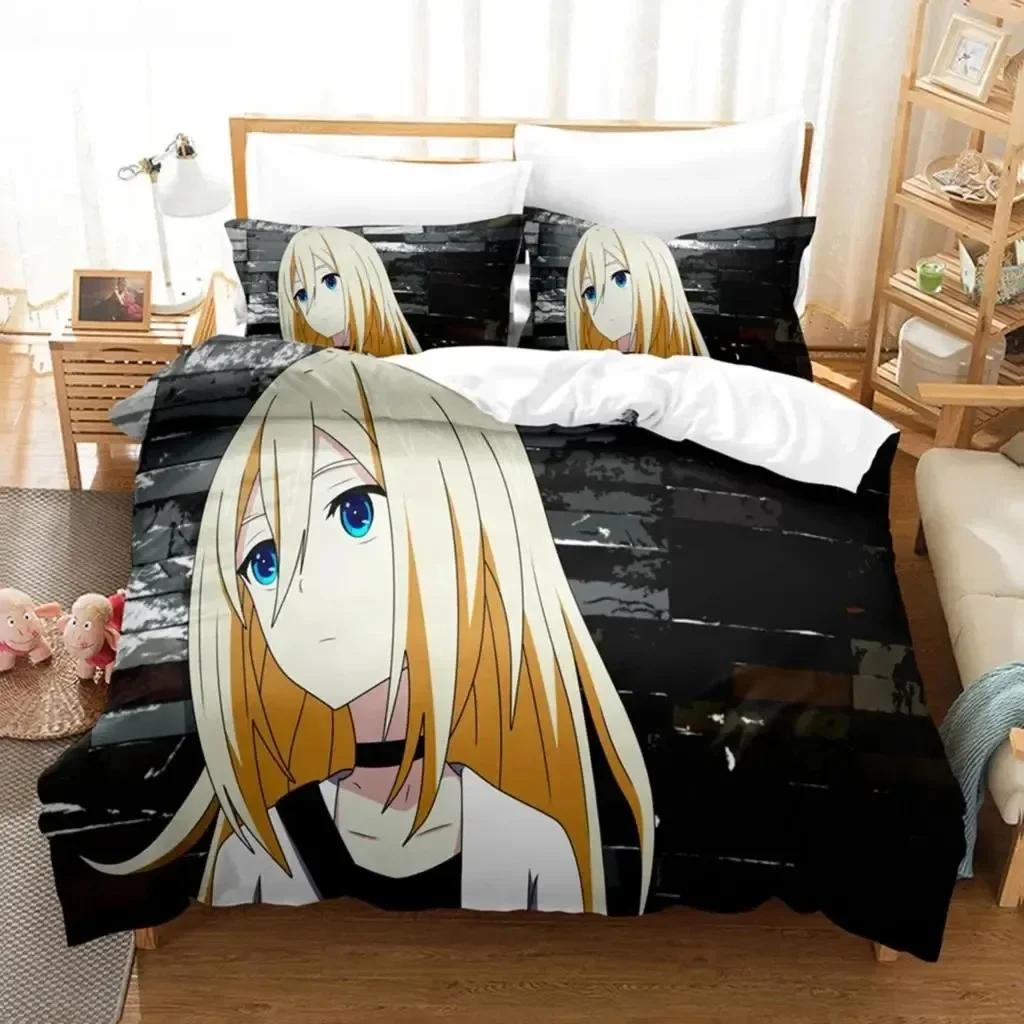 Anime Angels Of Death Bedding Set Boys Girls Twin Queen Size Duvet Cover Pillowcase Bed Kids Adult Fashion Home Textileextile