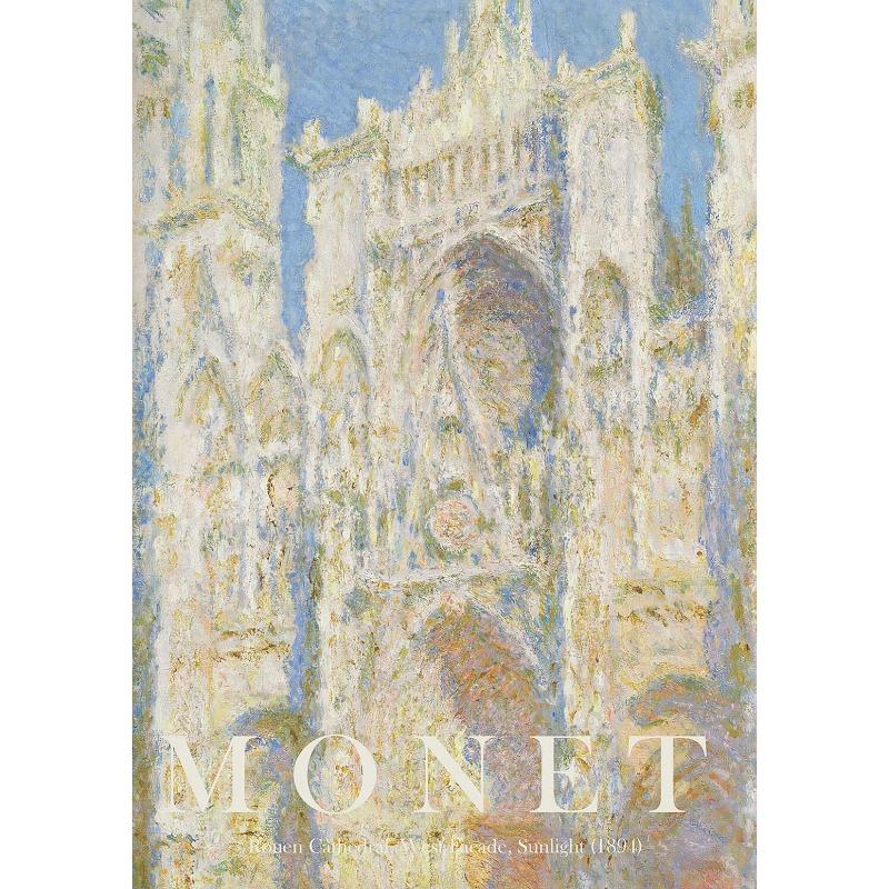 Claude Monet Famous Artist Classic Masterpiece Collection Poster Canvas Painting Wall Art Picture for Room Home Office Decor