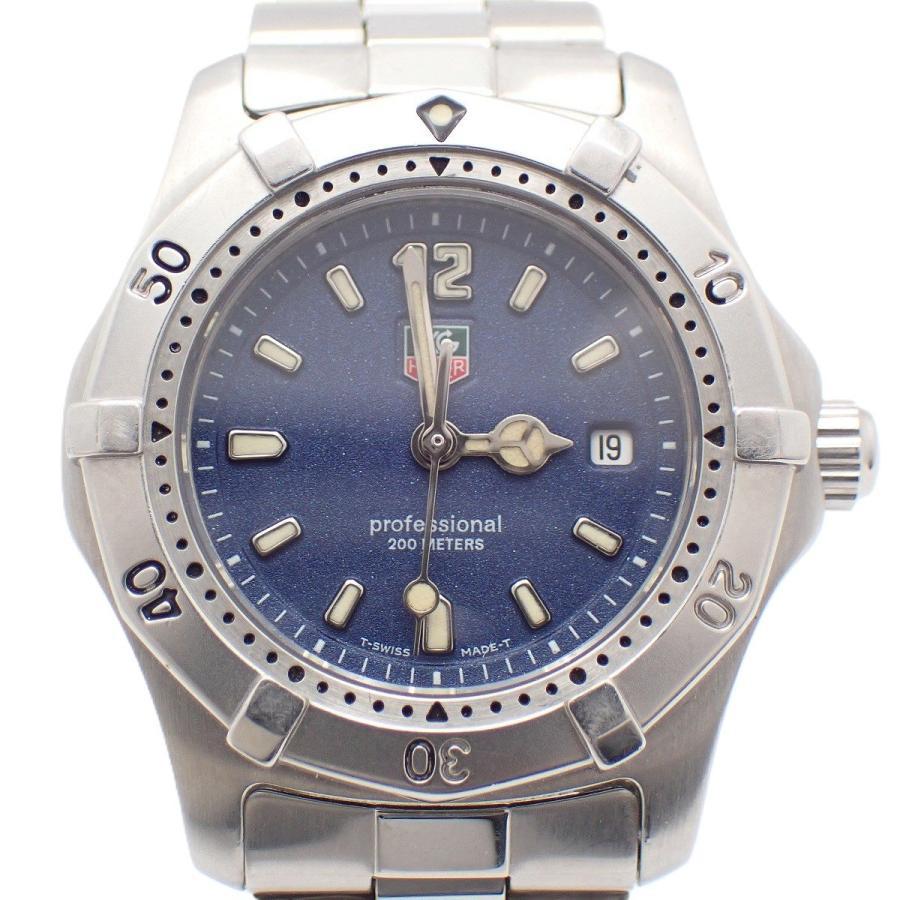 

Tag Heuer 2000 Classic Quartz Ladies Watch Blue Dial Genuine SS Belt WK1313 [Ioki Pawnshop]