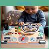 Іграшка «Активіті-борд» для дітей з дерев'яним кермом Навчальний ігровий набір для раннього розвитку