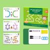Zabawki Montessori do matematyki Tablet do rysowania z pisakiem Trening kontroli dłoni Gra w dopasowywanie matematyczne Książka Zabawki edukacyjne do nauki Dla dzieci