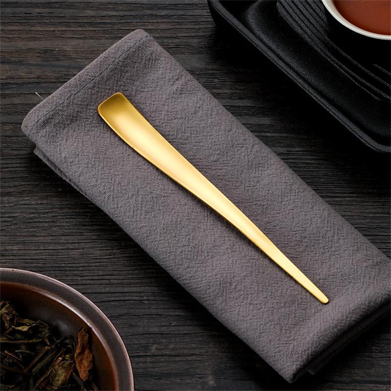 

Coffee Scoops Stainless Steel Tea Spoon Small Spoon Coffee Spoon Creative Flat Bottom