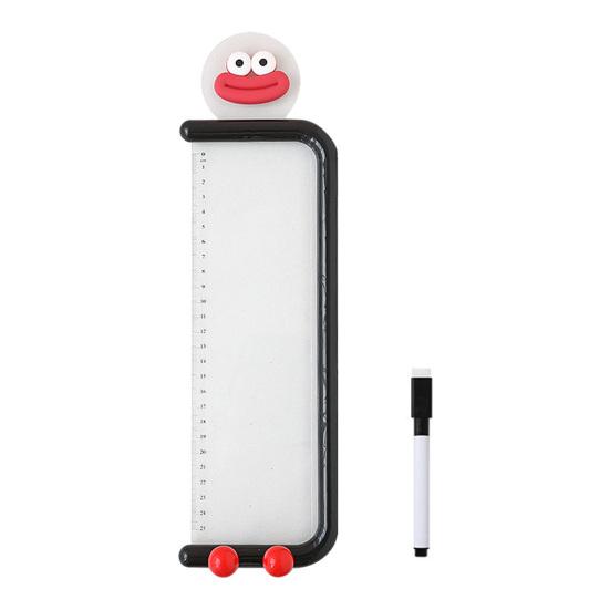 Monitor Memo Board Acrylic Message Panel Transparent Side Mount for Computer Monitor Multi-Functional Clip Phone Stand And Ruler Office Desk Organizer