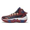 Li Ning Pioneer Team 2.0 Shock Absorbing Basketball Shoes Kids Sneakers Deep-Red Blue YKBS004-3