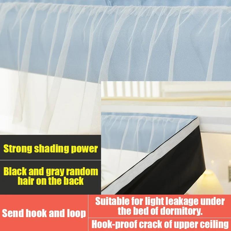 

Студенческое общежитие нижняя часть кровати ламбрекен самоклеящиеся затемняющие шторы головной убор BEasy Install Edroom Window Drape balance 2M