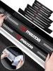 Universal 3D Carbon Fiber Car Door Sill Protector Stickers For Mazda 3 6 CX5 2 CX3 CX9 MX5 RX8 Axela Demio Atenza MS