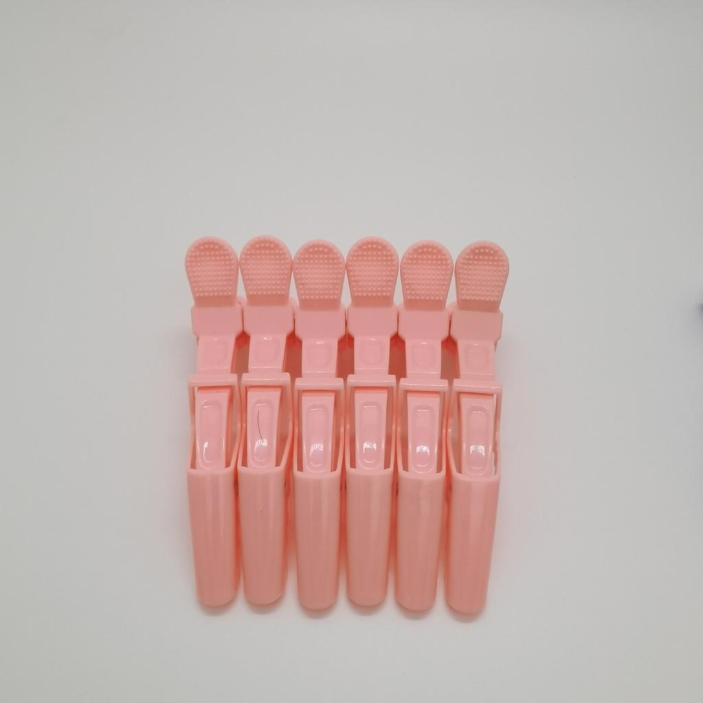 6pcs/set Women Color Hairdressing Clips Variety Styles Alligator Hair Grip Salon Clamp for Salon Styling Hair Accessories