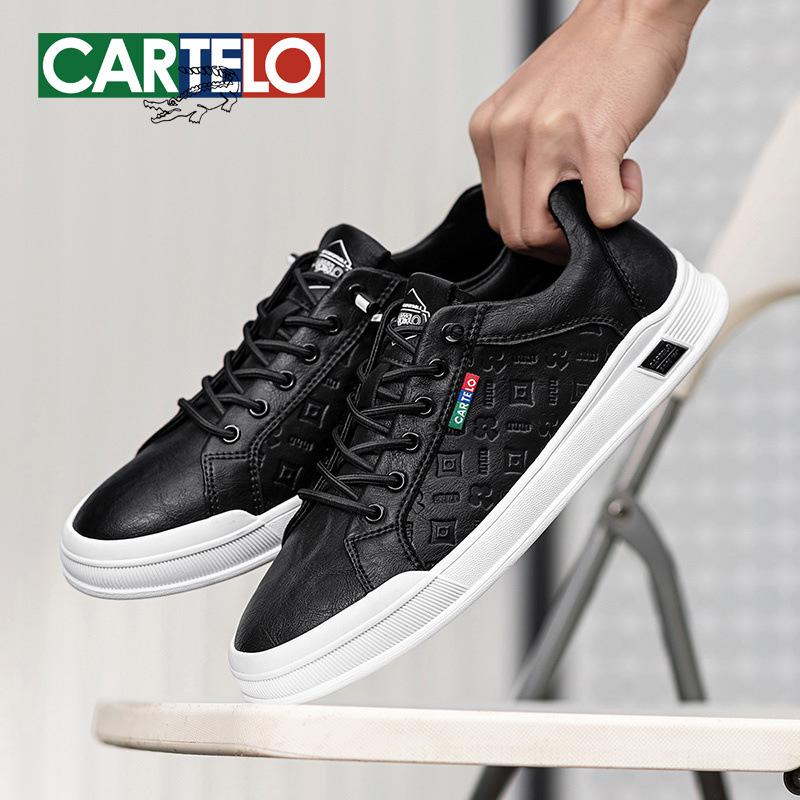 Kadile Krokodil Herrenschuhe Sommer Low-Top kleine weiße Board-Schuhe Herren Ein-Pedal trendige vielseitige Sport- und Freizeit-Lederschuhe