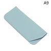 Simple Soft Leather Sunglasses Bag For Women Men Waterproof Reading Glasses Case Dust Storage Bag Eyewear Pocket Accessory