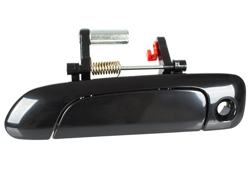 Honda Jazz / Fit 02-08 Exterior Door Handle with Hole, Glossy Black, Front Left