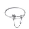 Armband Silber 925 Original 17-20CM Stern Mond Sonne Schmetterling Zirkon Feine Armbänder Passend für DIY Charms Geburtstags Schmuck Souvenir Geschenk