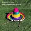 Large Size Straw Hats Mexican Style Men Women Summer Hats New Outdoor Sun Hat  for Halloween Party