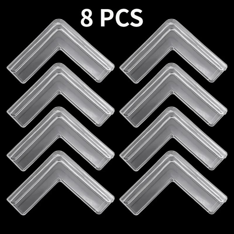 4~16PCS Safety Corner Protection Table Silicone Edge Corner Guard Transparent Anti Collision Desk Edge Protection Cover