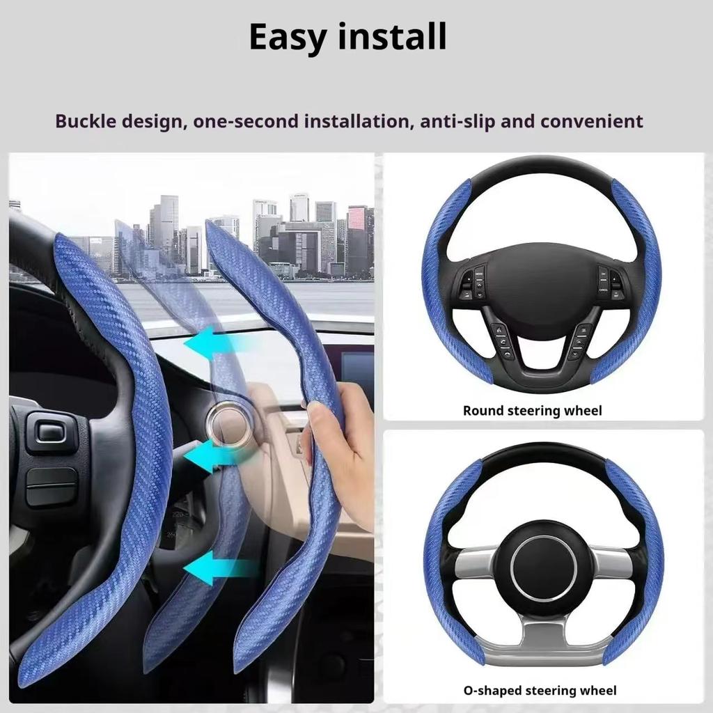 For Jaguar F-TYPE Car Steering Wheel Cover 38CM Anti-Slip Suede Steering Wheel Cover Auto Decoration Accessory PP32
