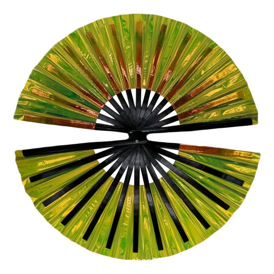 

Голографічний Складний Віяло Портативний Переливчастий ПВХ Ручний Віяло Райдужний Літній Ручний Віяло Декорація Реквізит для Танцювальних Виступів Аксесуари для Вечірнього Костюма